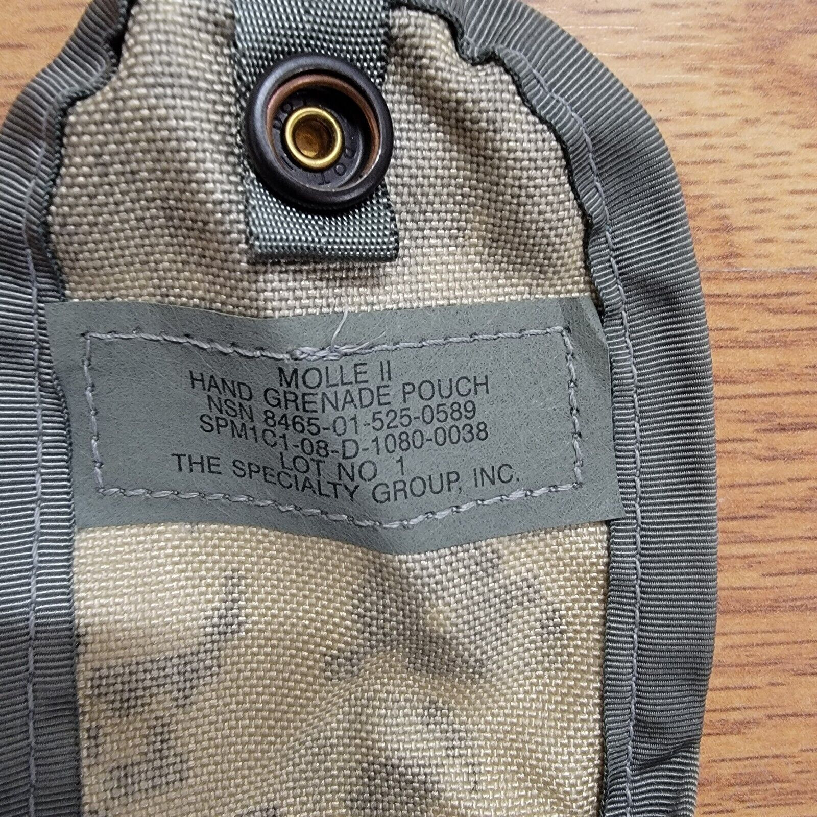 2 Pack, U.S. Issue ACU Grenade Pouch, USED EXC