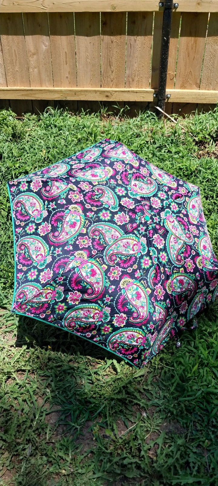 Vera Bradley Petal Paisley Umbrella Automatic Open