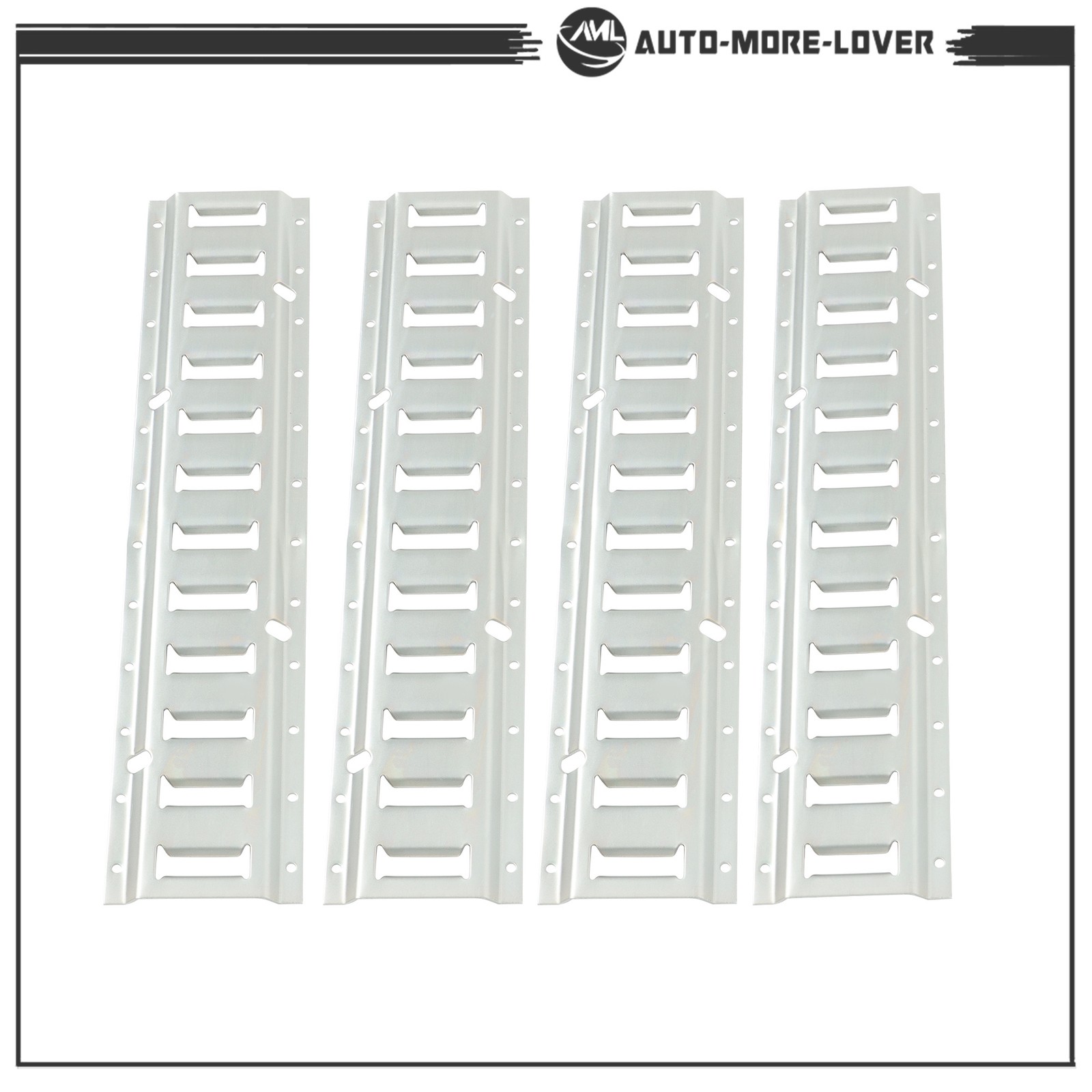Galvanized E Track Rails 4 Pack 2 Foot Fit For Truck Van Trailer Cargo Control