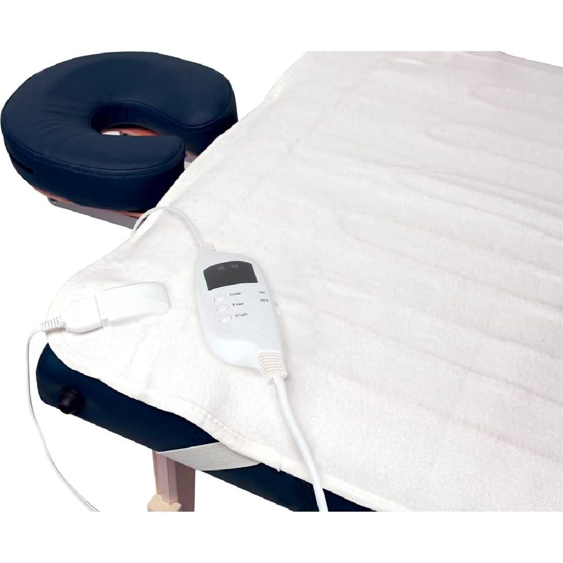 Extra Large Fleece Massage Table Warmer with LED Controller 9 Heat Settings