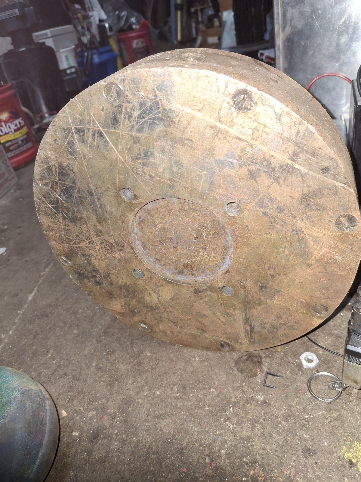 Round Circular Permenant Magnet Chuck 9" Brown Sharp