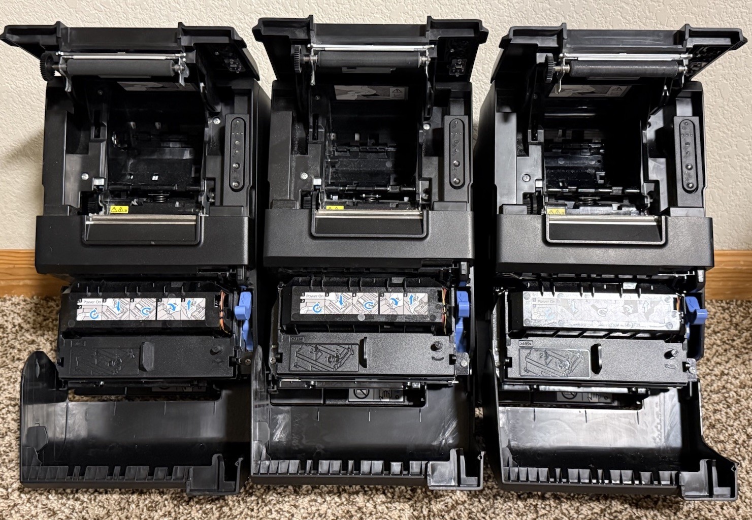 3 Epson OmniLink TM-H6000V Multifunction POS Receipt Printer M253B+Power Supply