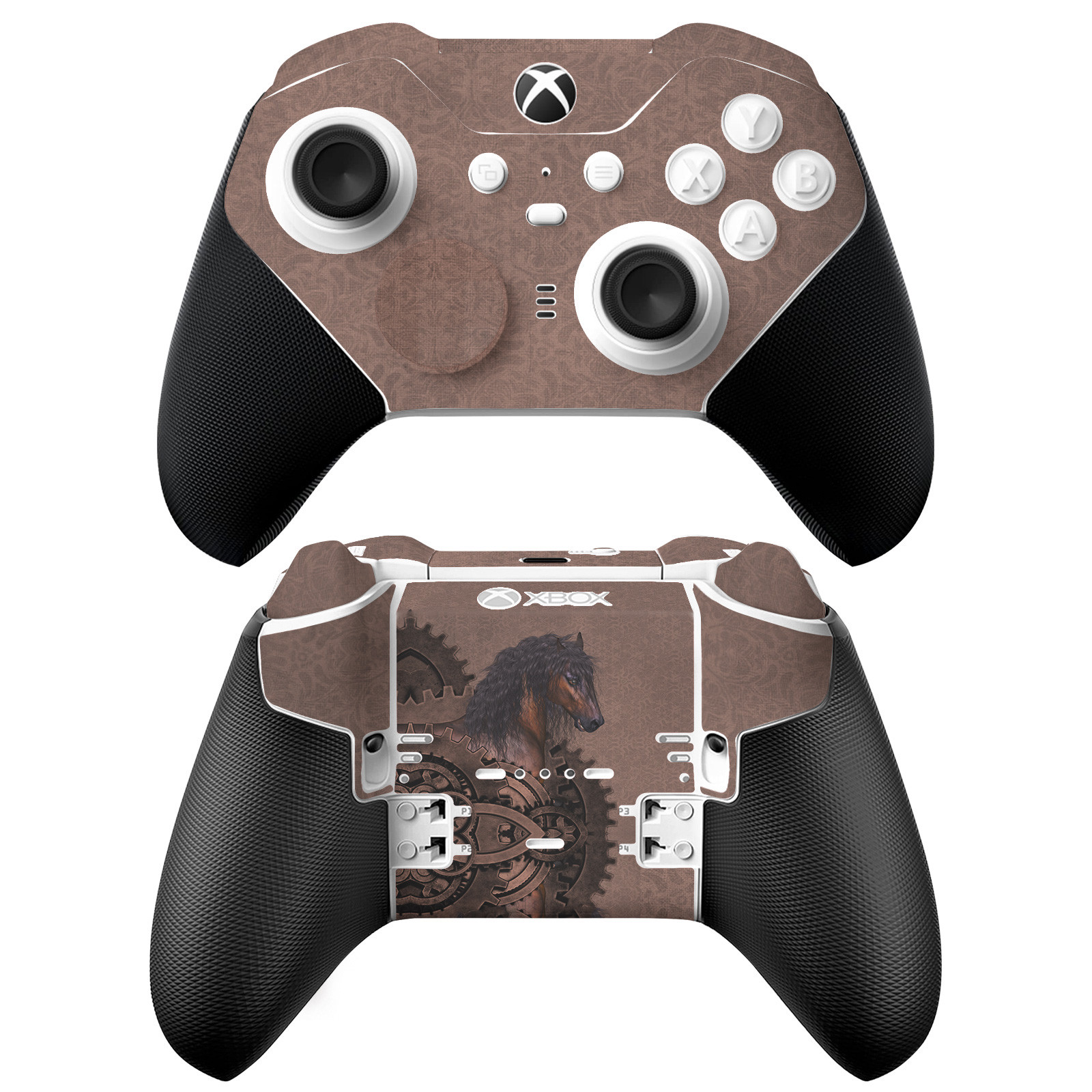 SIMONE GATTERWE STEAMPUNK HORSE VINYL SKIN FOR XBOX SERIES X & S ELITE SERIES 2