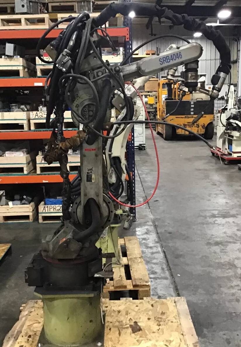 Yaskawa Motoman HP6 NX100 Robot On Stand Tweco Robotics QRA #1210TAW*AIS FML