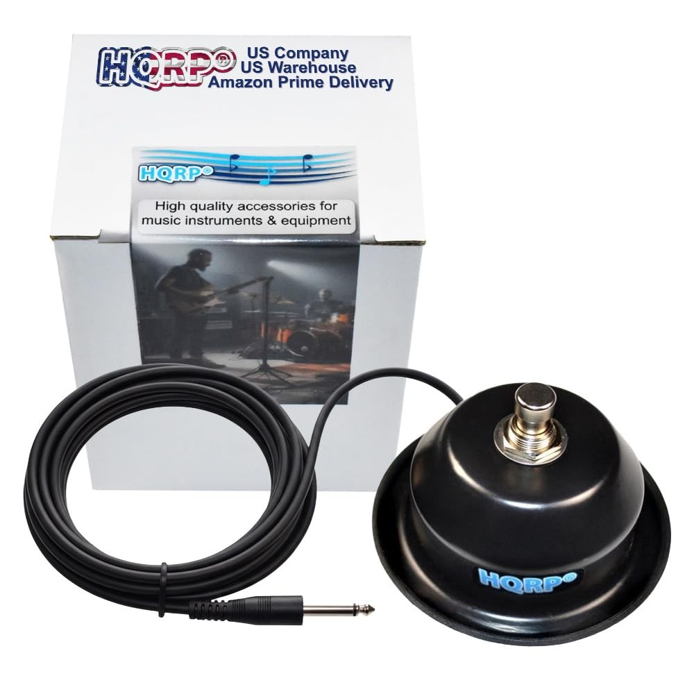 1-Button Guitar Amp On/Off Footswitch with 1/4-Inch Jack