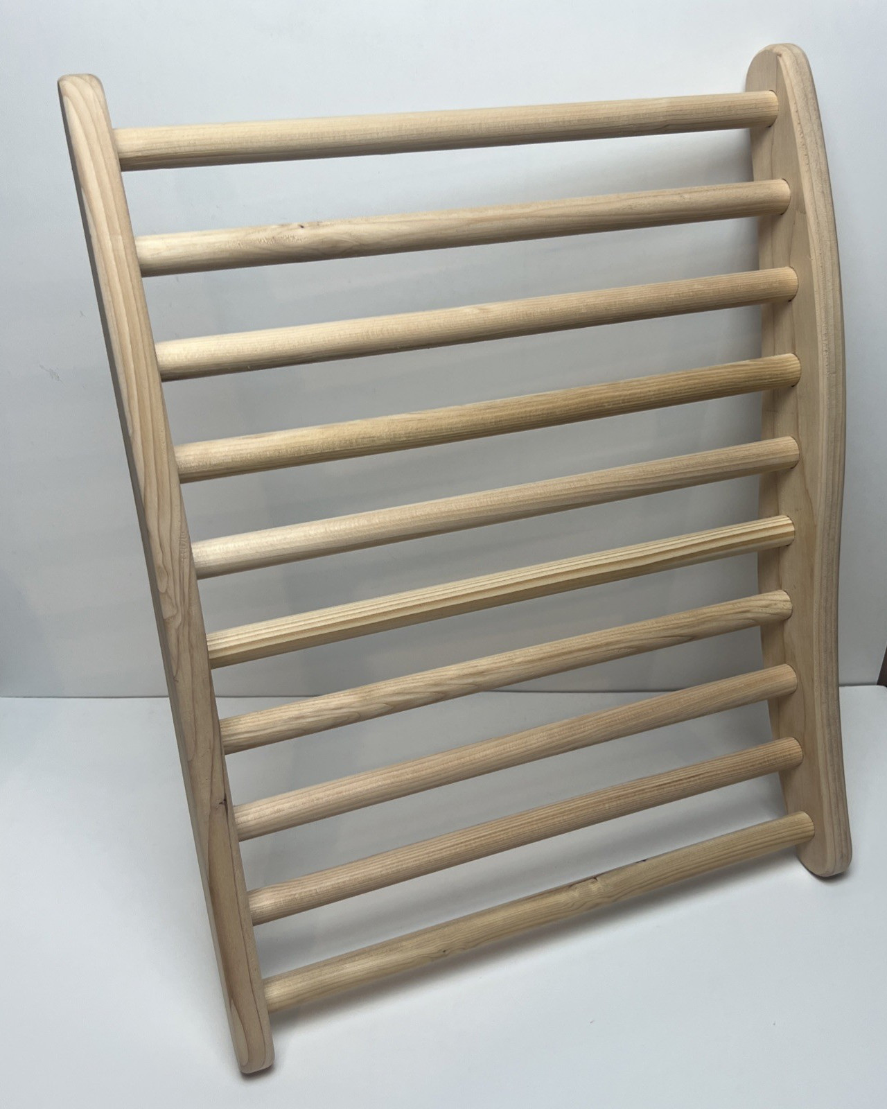 Sauna Backrest made of Canadian Hemlock 16" x 20" ~ Curved Back Rest Support NEW