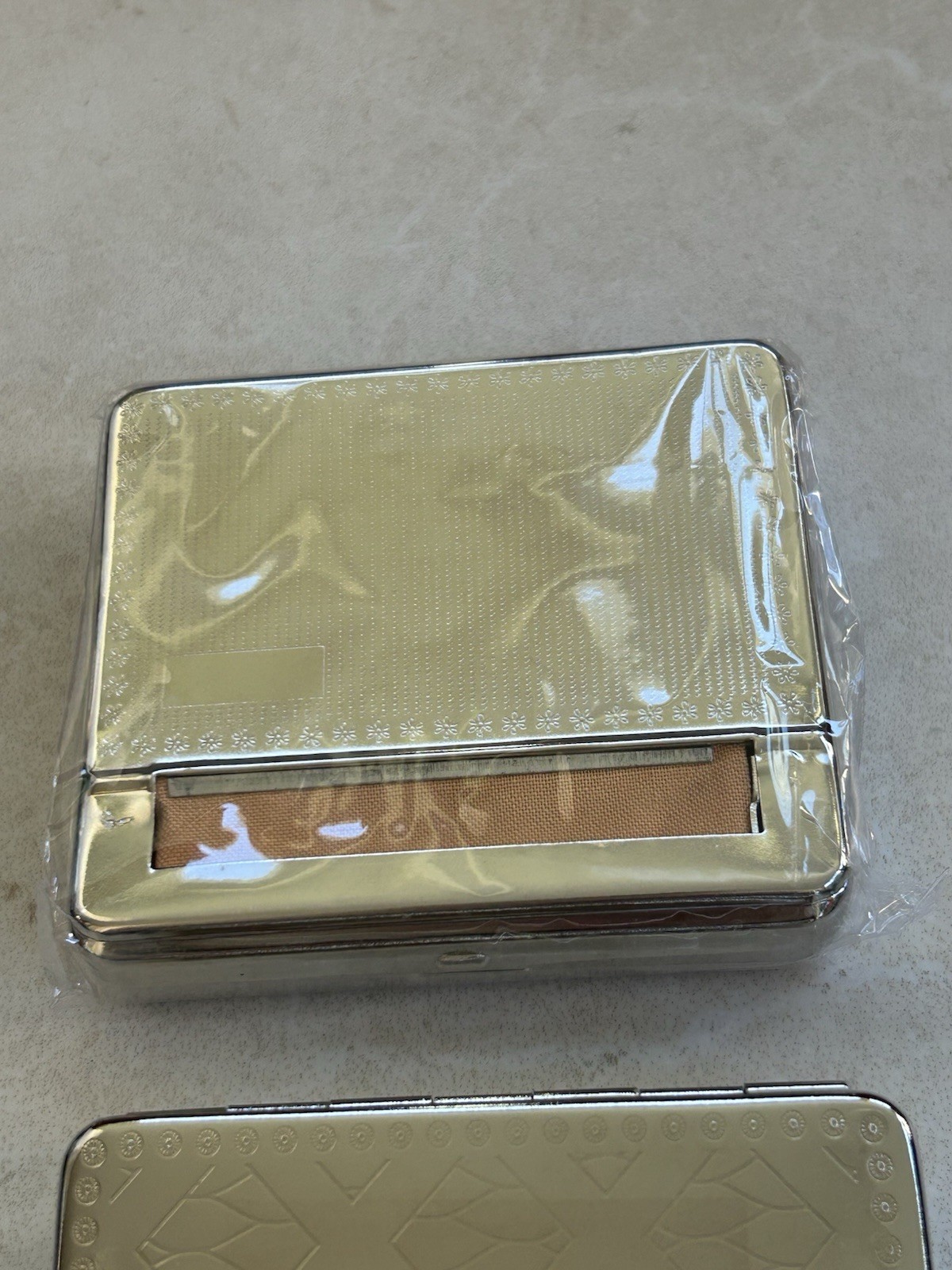 2 Chrome Automatic Tobacco Rolling Box 2 Different Designs