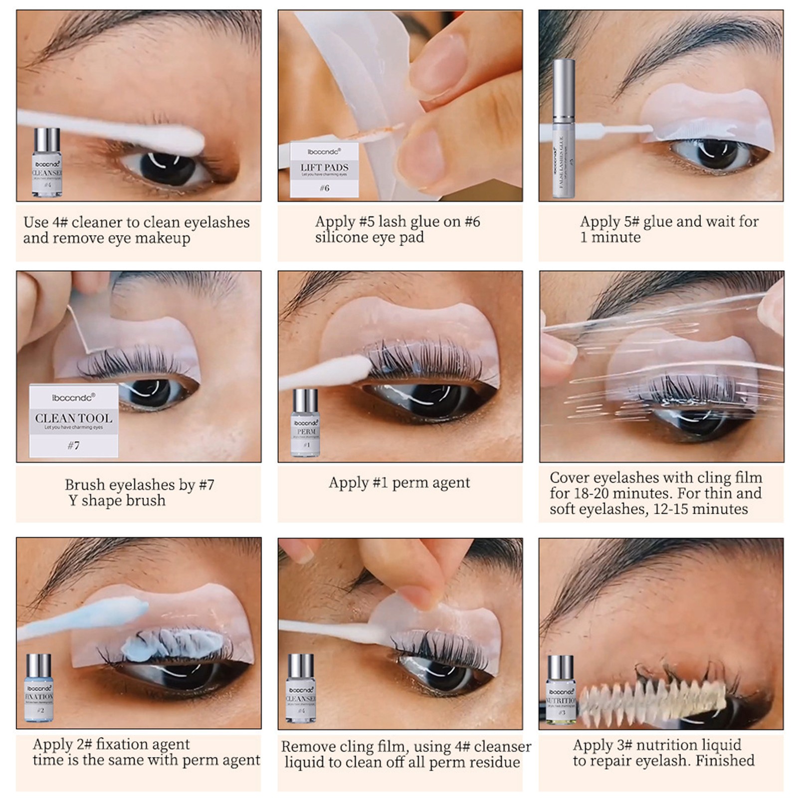Eyelash Perm Set Innovative Curling Solution For Eyes Easy To Use