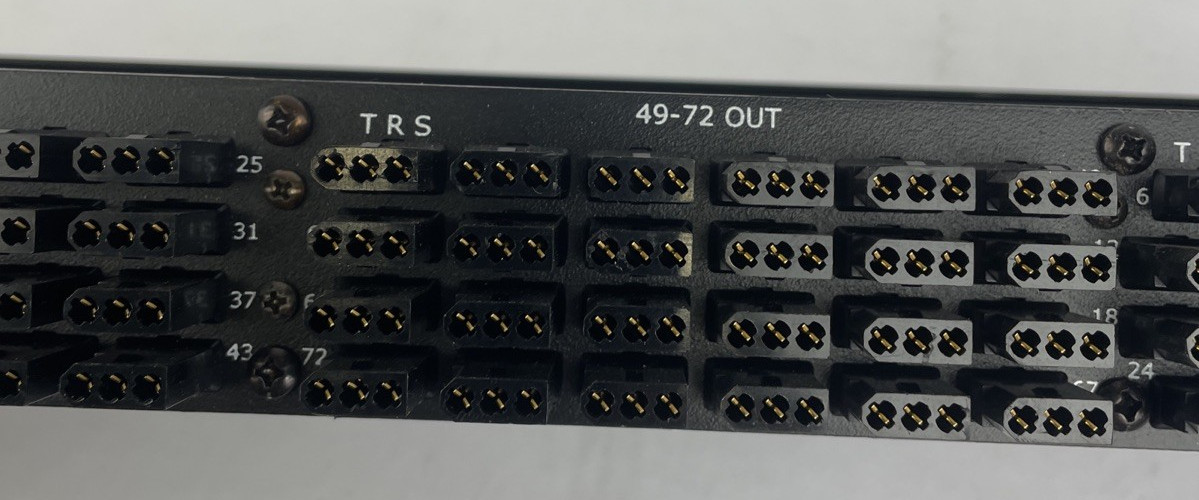 ADC Pro Patch PPP1248-E3-NS Bantam - S Audio High End Patch bay Patchbay U.S.A