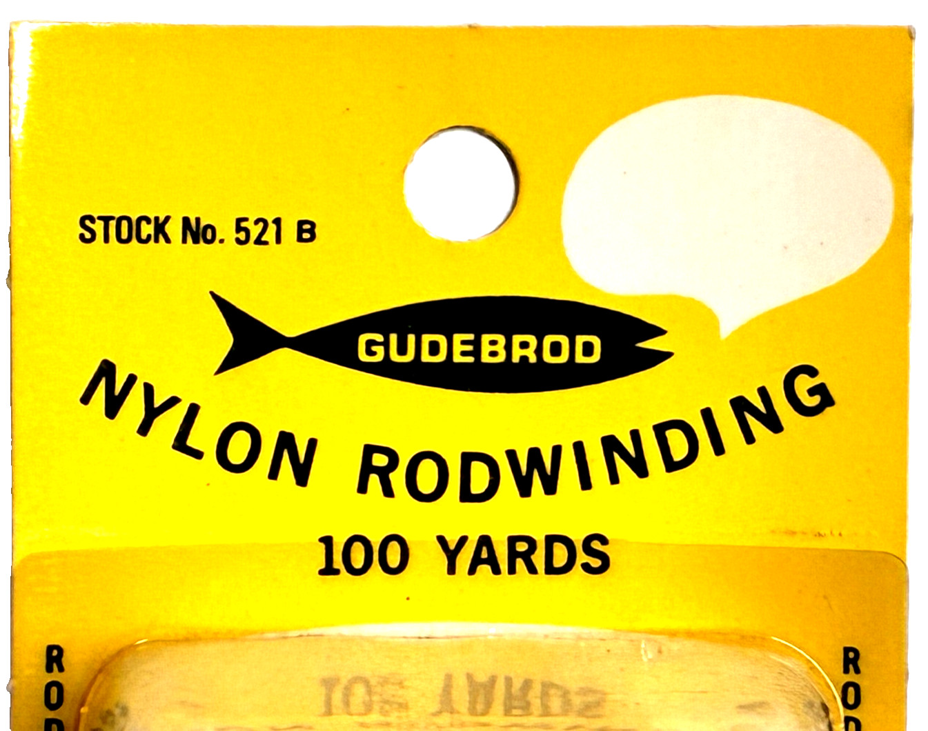 Gudebrod Nylon Thread SET OF THREE Type A Yellow 100-Yard Spool