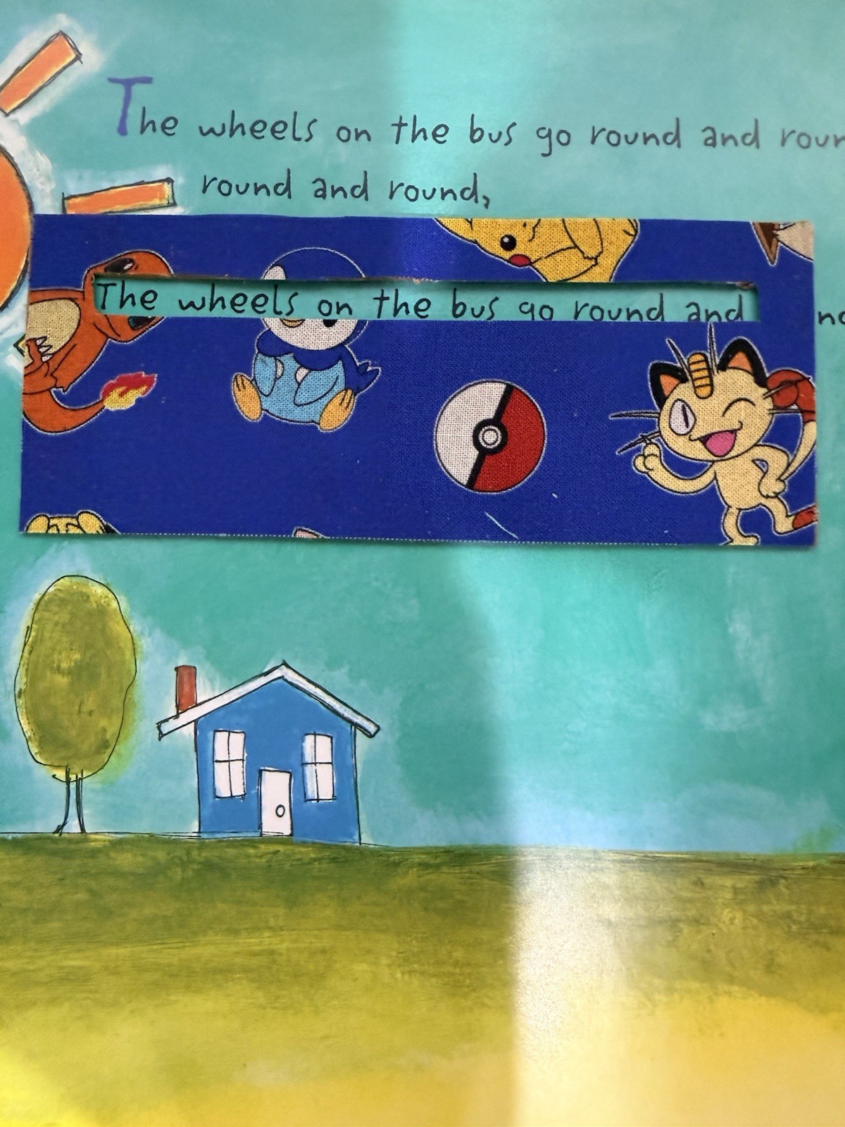 Dyslexia Reading Guide Bookmark Fidget for Reading Focus ADHD Pokémon Theme