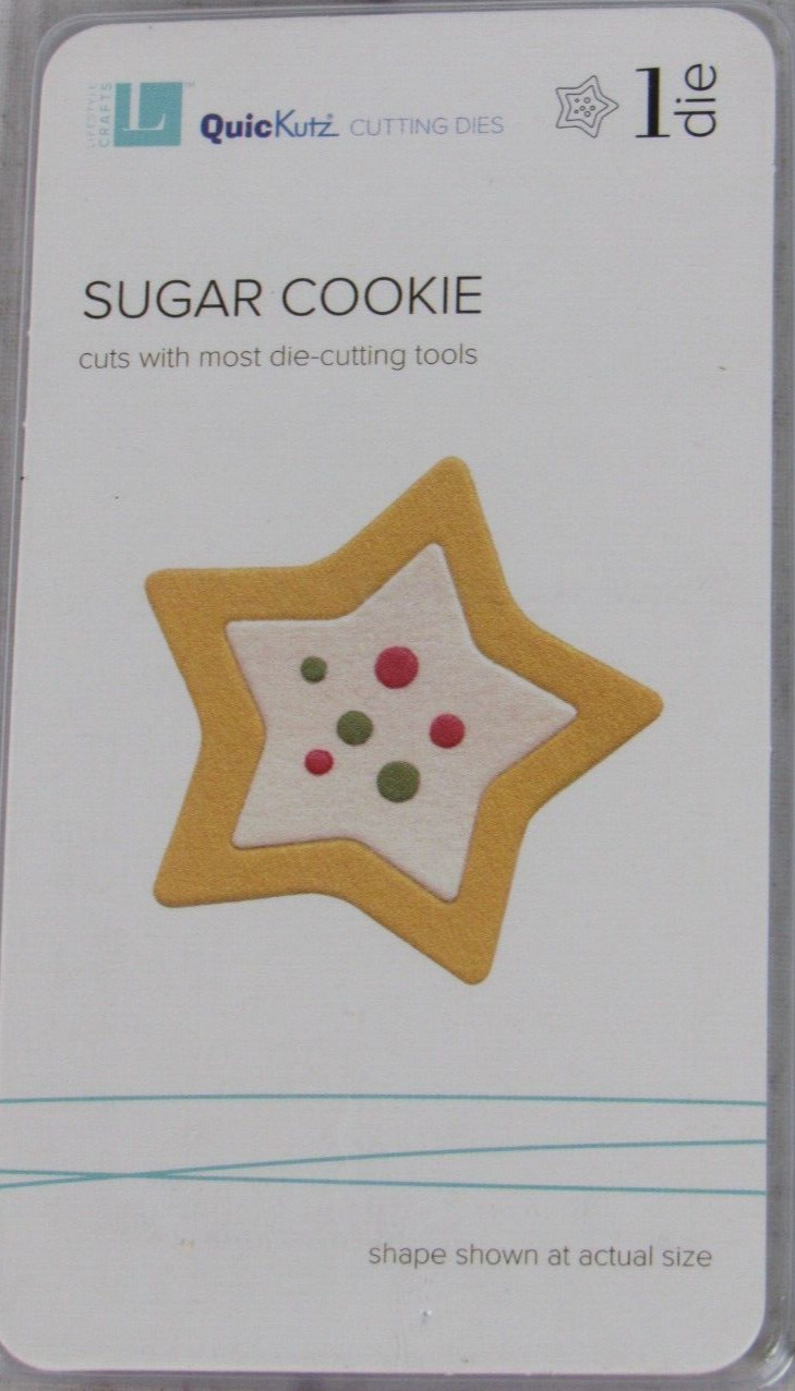 QuicKutz/Lifestyle Crafts Sugar Cookie 2x2, 1 Cutting Die Set DP0417