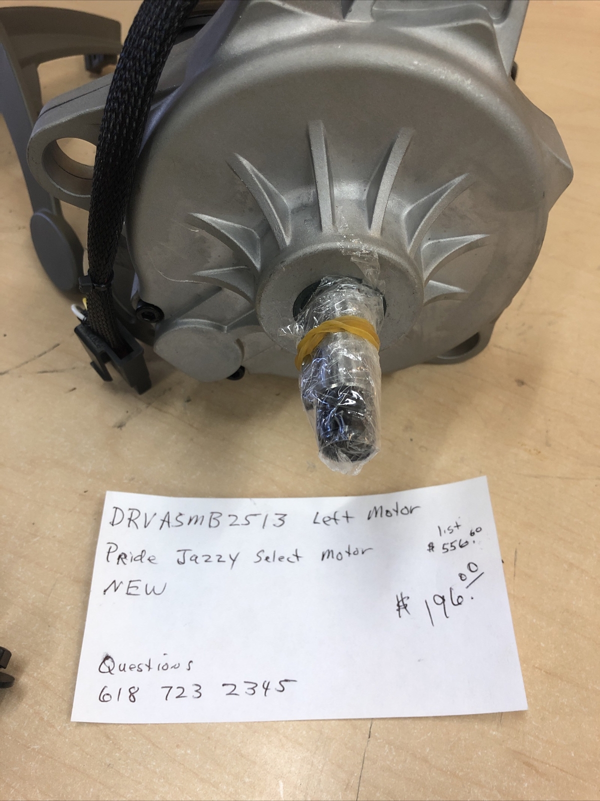DRVASMB2513 Jazzy motor Left New