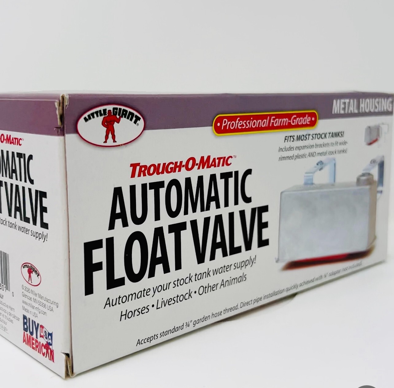 Little Giant Trough-O-Matic Stock Water Tank Float Valve Control TM830T