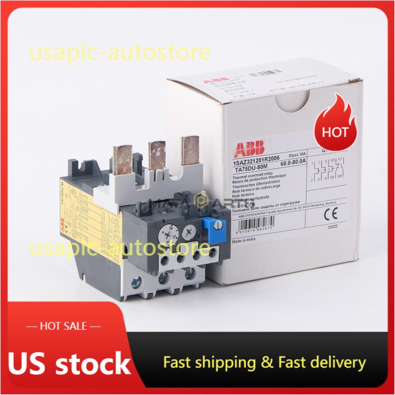 One TA75DU-80M Thermal Overload Relay 55-80A New DHL or FedEx #D3-