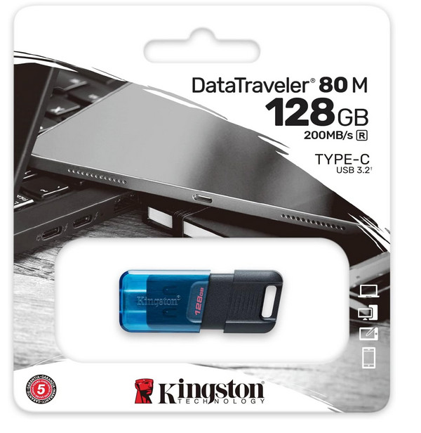 Kingston - DataTraveler 80 M - 128GB - x2 pcs