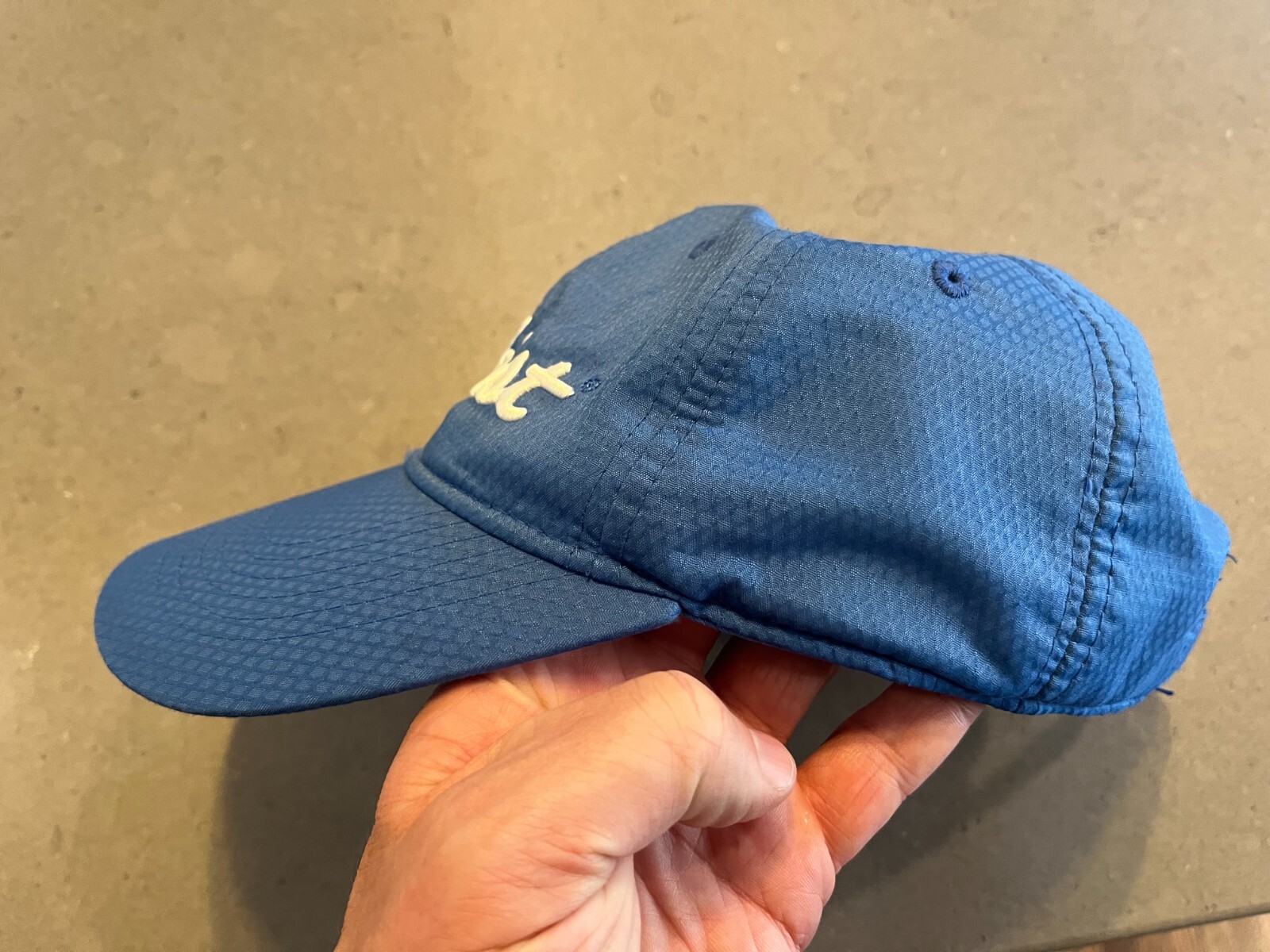 Titleist Hat Blue Golf Embroidered Logo Lightweight Adjustable Cap
