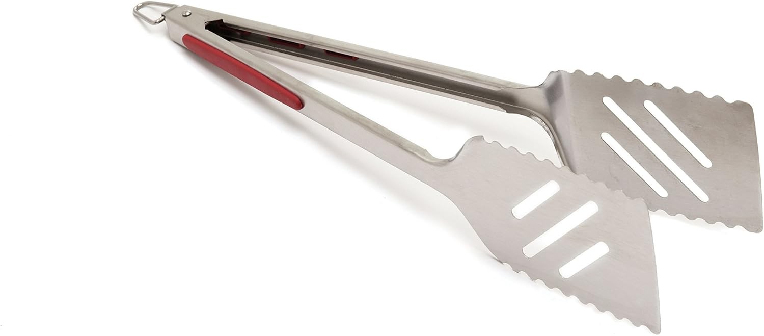 40240 16-Inch Stainl Steel Tong/Turner binat, Sier