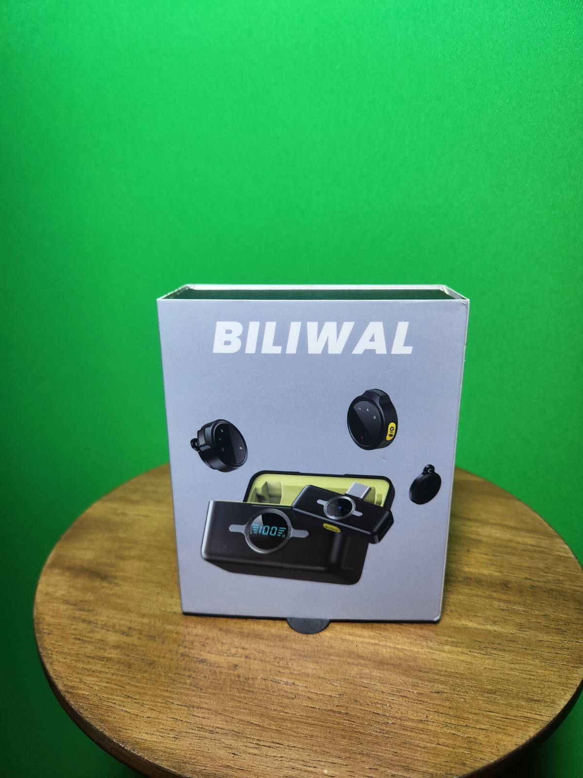 BILIWAL Lavalier Microphone For Iphone Android & Pc Vlog Cameras W/LED Indicator