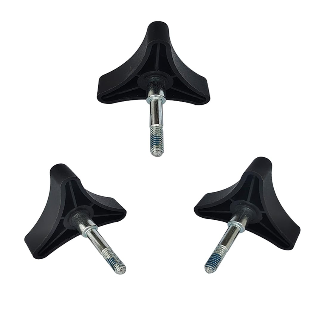 Toeloioh Knob Replacement Part Universal for Rolling Walker Rollator, Black