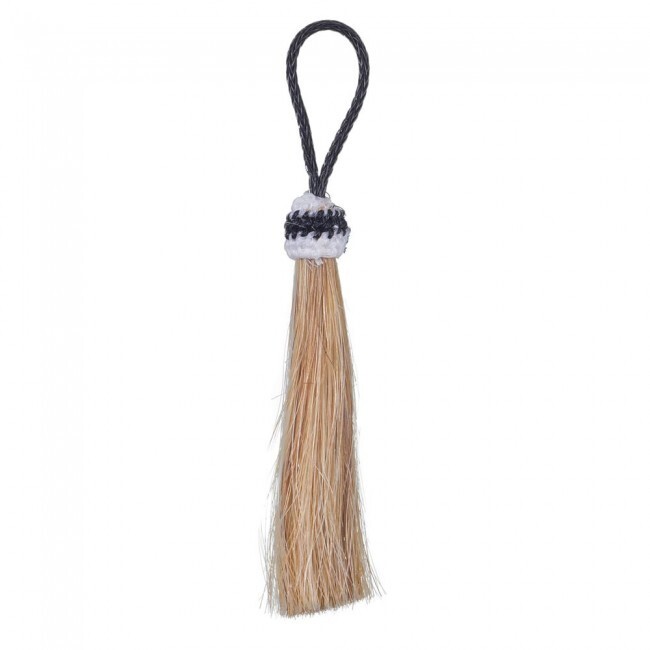 Royal King Single White Horsehair Tassel 45-1