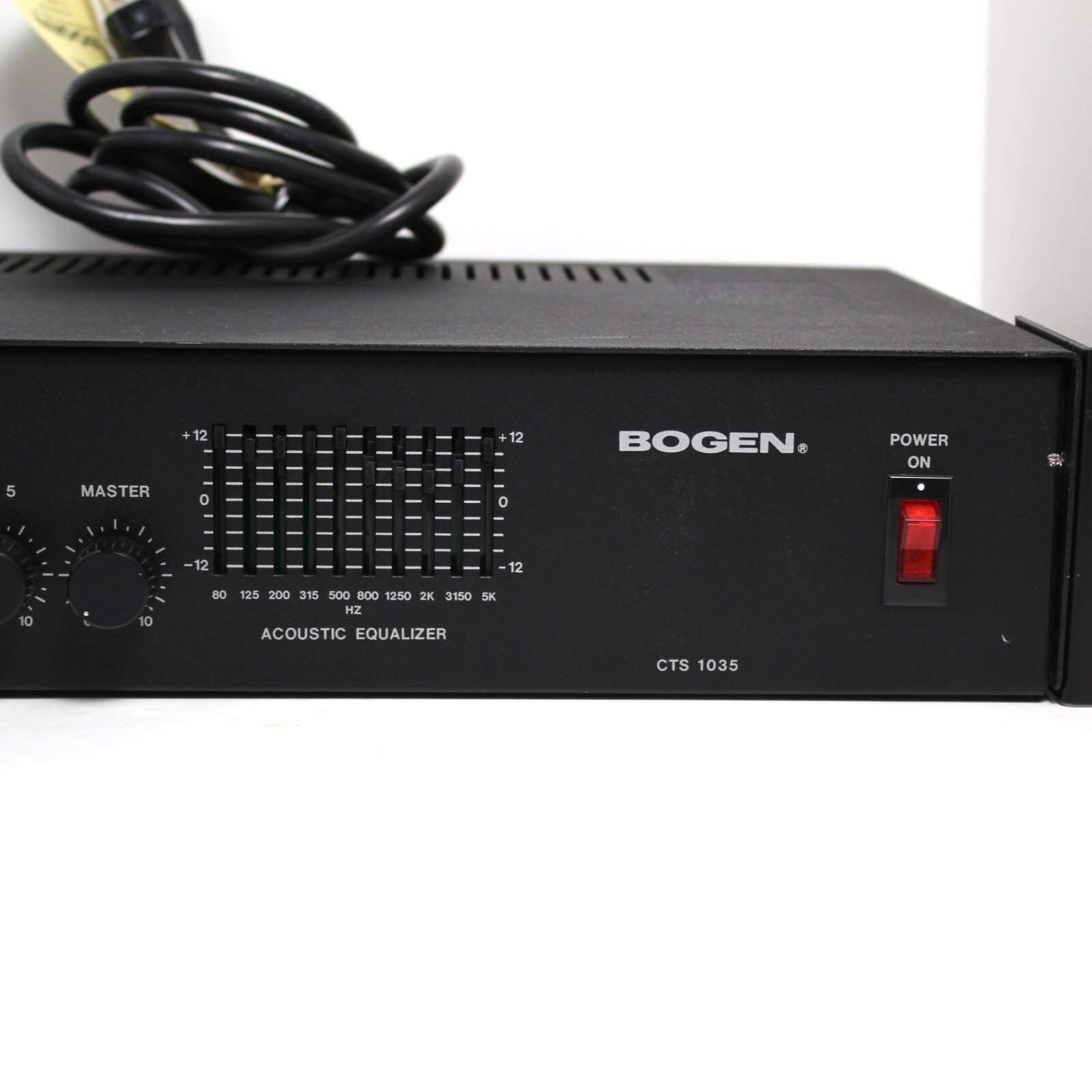Bogen Acoustic Equalizer Model CTS 1035 Public Address Amplifier Rack mount