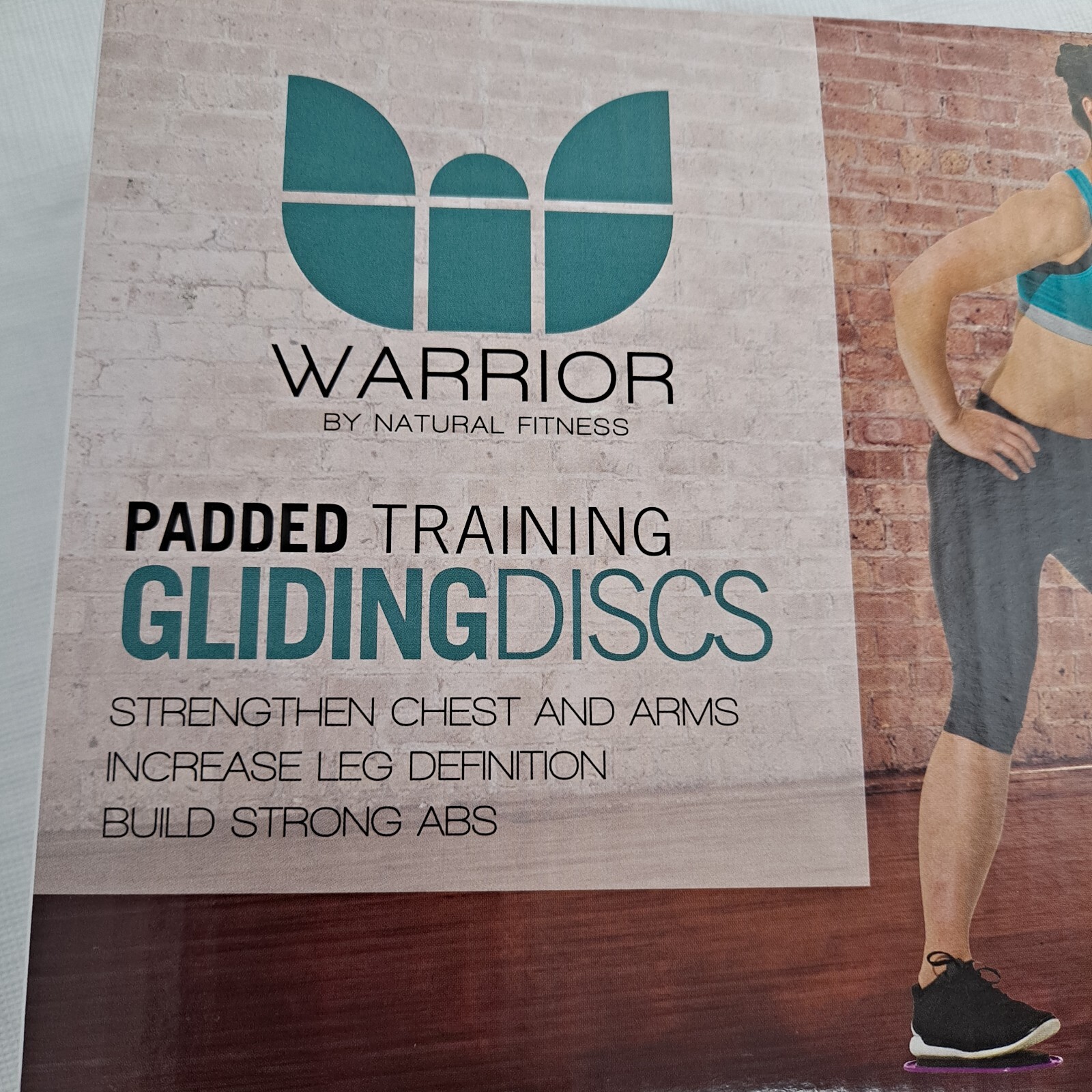 Gliding Disc Exercise Padded Training Pads 1 pair