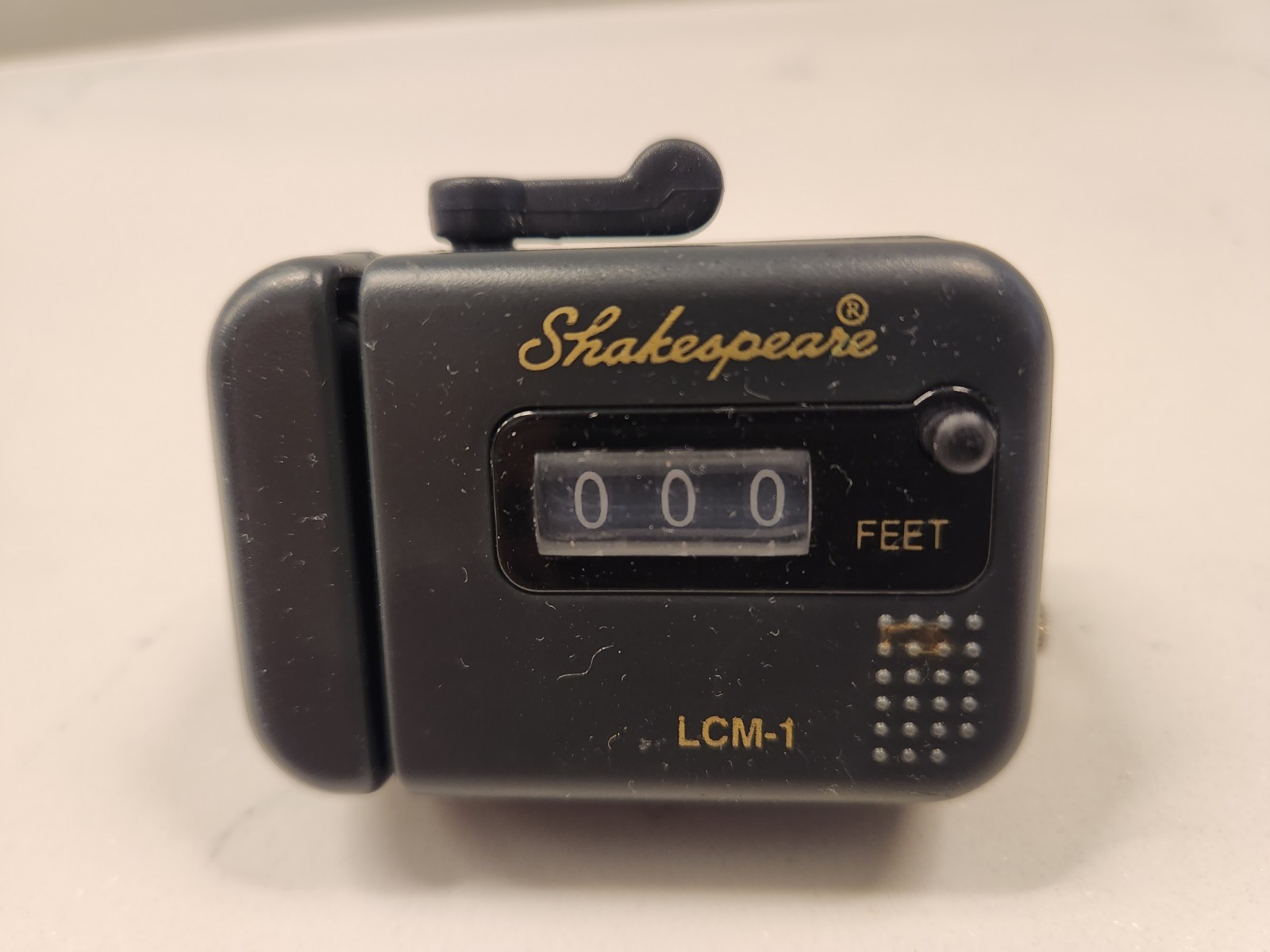 Shakespeare Alpha Fishing Line Counter LCM-1 Rod Clip Attachment Up to 999 Feet