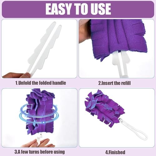 Duster Refill Compatible with Swiffer HandPcs Reusable Duster Pads for 18