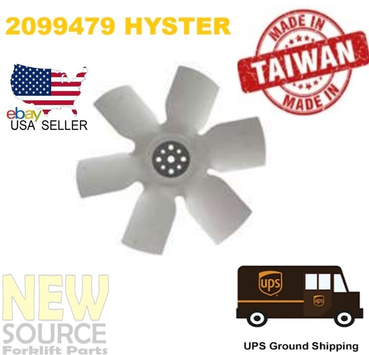 2099479 8816776 HYSTER H80 H90 H100 H110 H120 CUMMINS + GM V6 ENGINES FAN  HR064
