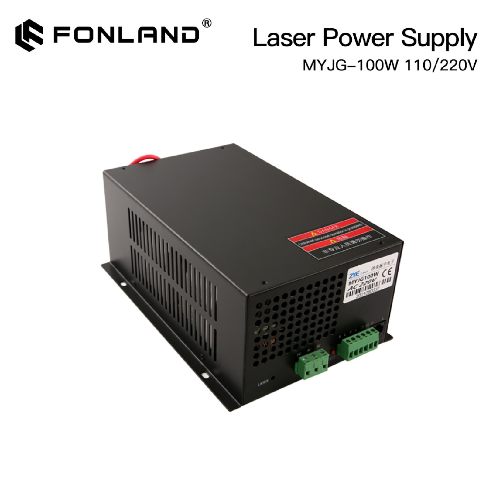 MYJG-120W 120W CO2 Laser Power Supply for 120W Laser Tube Cutter Marking Machine