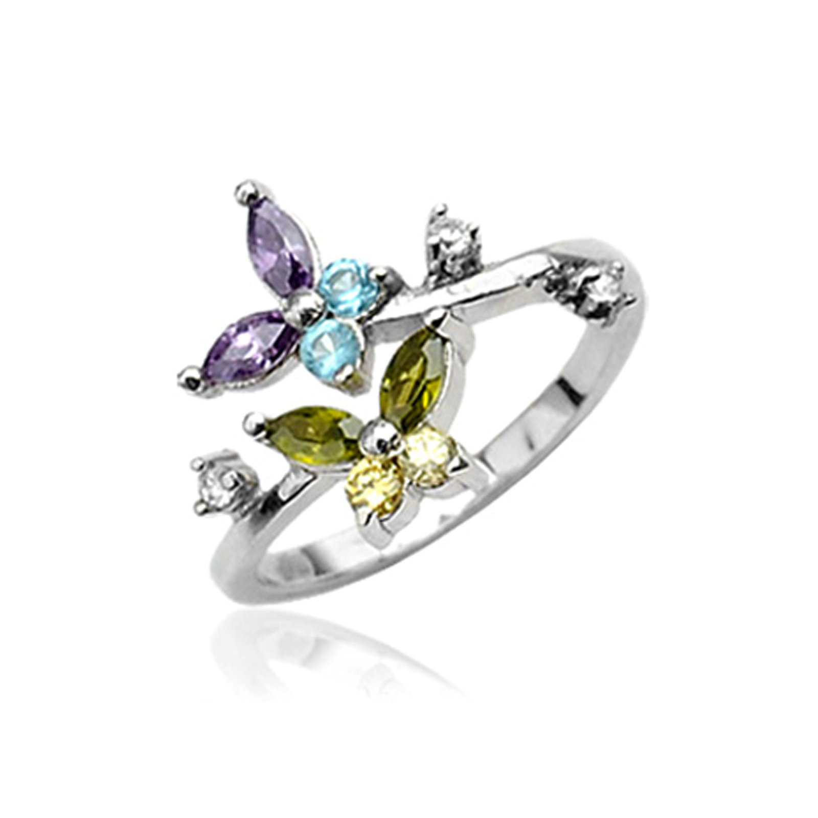 925 Sterling Silver Butterfly Toe Ring
