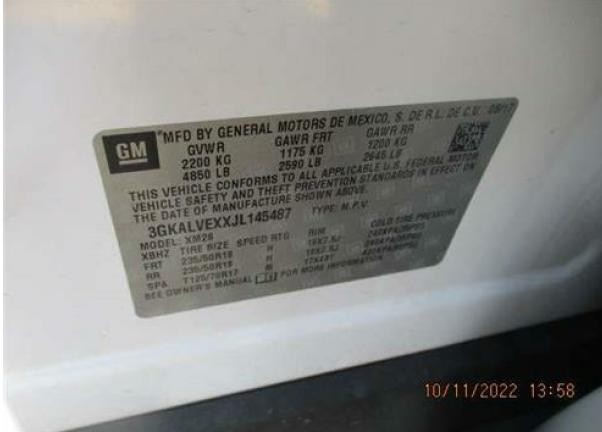 Used Telematics Interface Module fits: 2018 Gmc Terrain Communication center of