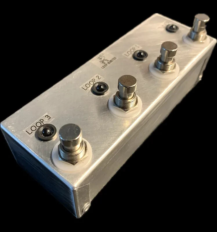Loop Master Pedals 3 Loop Mini True Bypass Looper Loop Switcher w Tuner Mute