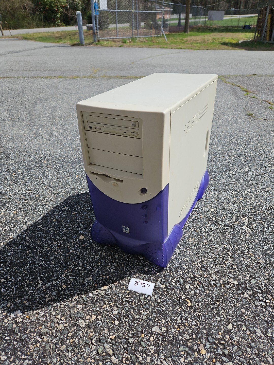 Vintage 1990s PC CPU Computer Translucent Case 89 S7