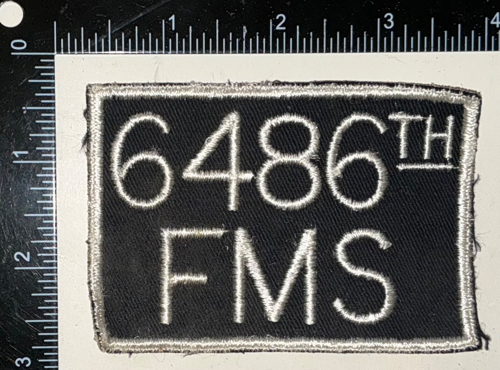 Cold War USAF US Air Force 6486th FMS Fleet Maintenance Squadron TWILL Patch