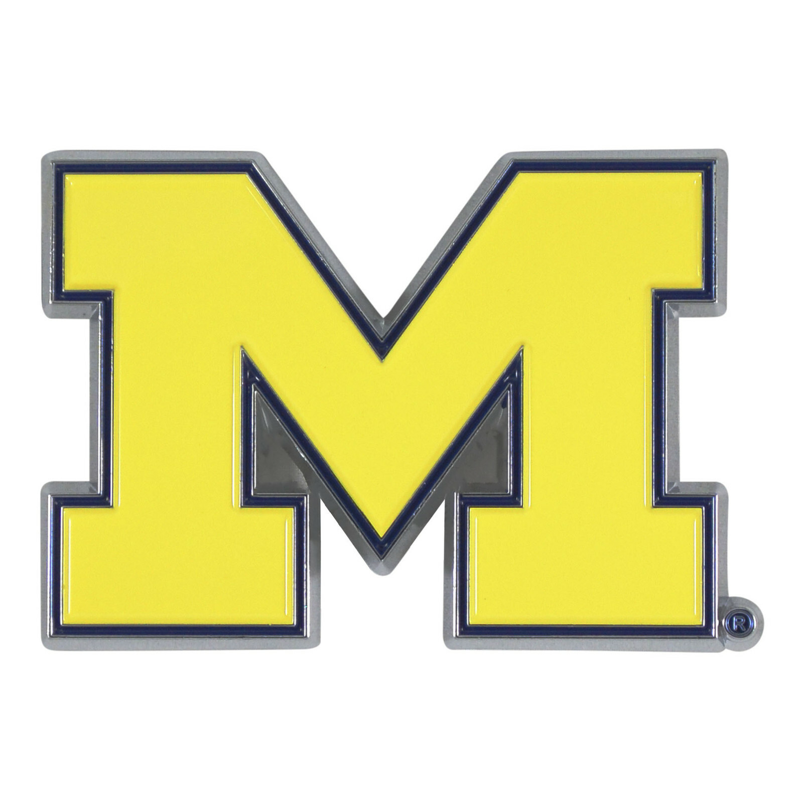 New NCAA Michigan Wolverines Auto Car Truck Heavy Duty Color Metal Emblem
