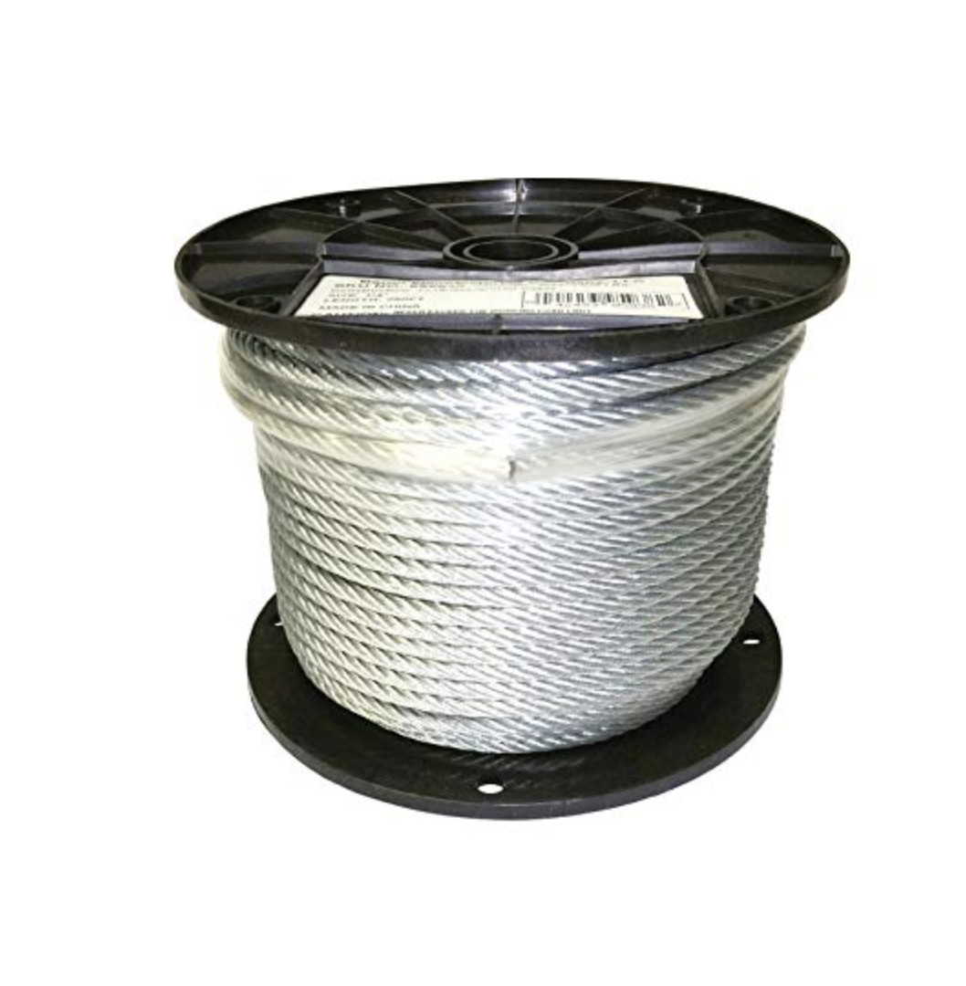 Baron Galvanized Galvanized Steel 1/4 in. DX 250 ft. L Cable - NEW