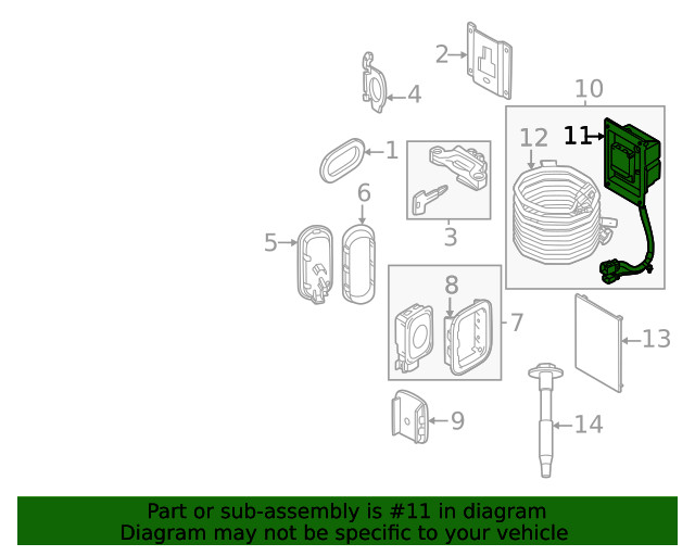Genuine Ford Panel High Voltage Power Soc PC3Z-19A464-B
