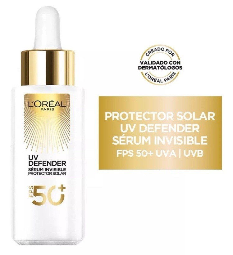 L'Oréal UV Defender Serum Invisible Protector Solar FPS 50+