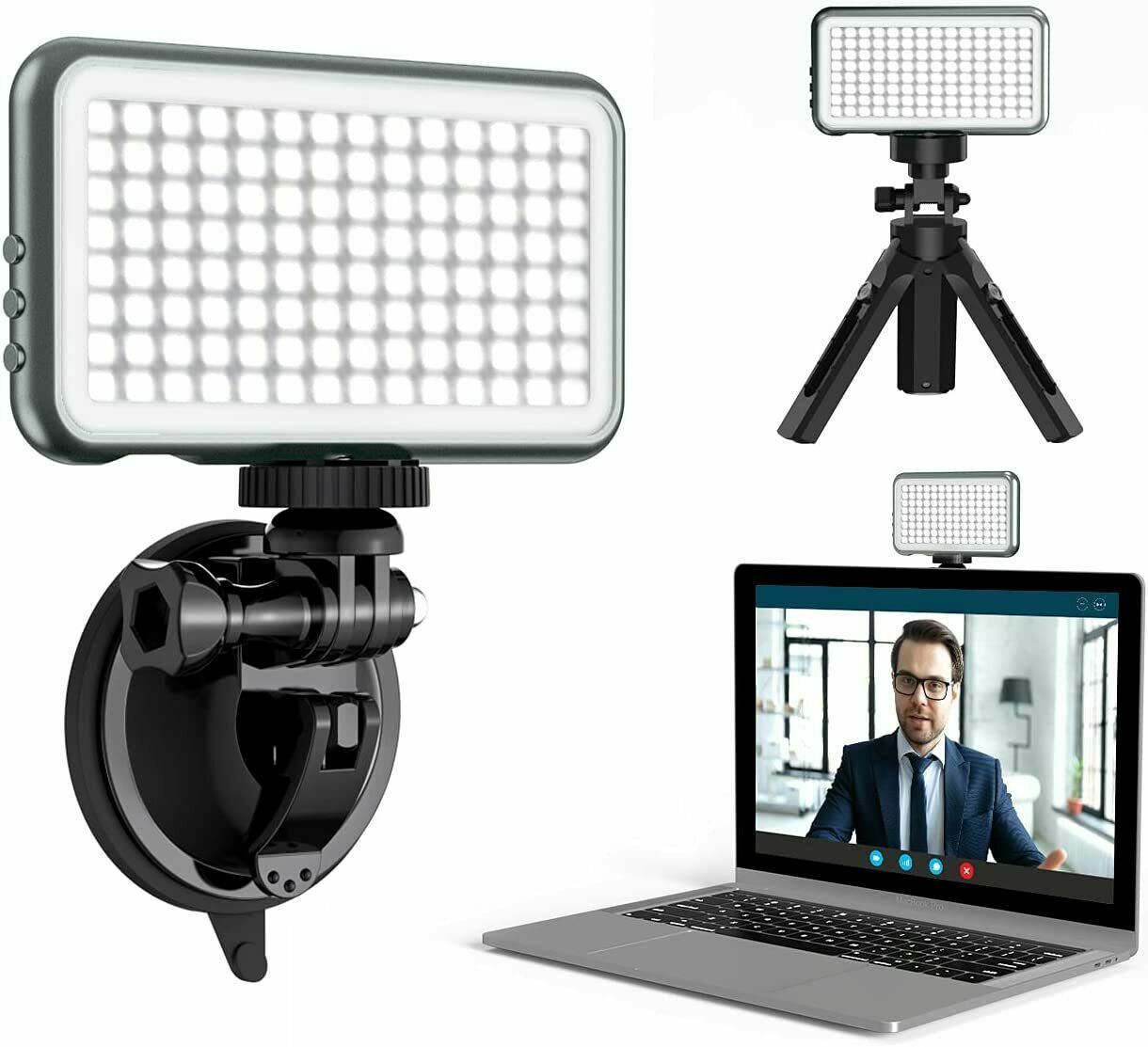 Video Conference Lighting Kit - Jelly Comb Bicolor LED Light Open box new  BX78