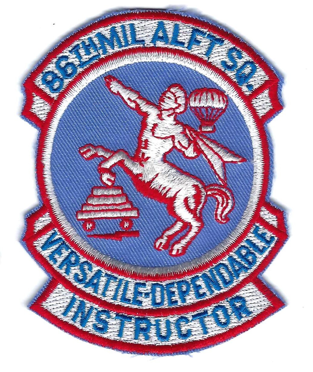 PATCH USAF 86TH MILITARY  AIRLIFT SQ INSTRUCTOR TRAVIS AFB      JT18