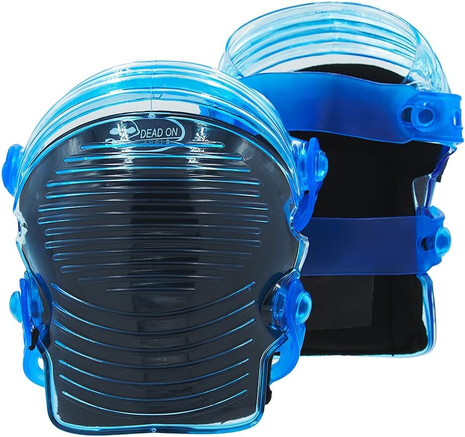 Rodilleras De Gel Flexibles Hdp223155 Negras Ajustables Comodidad Maxima