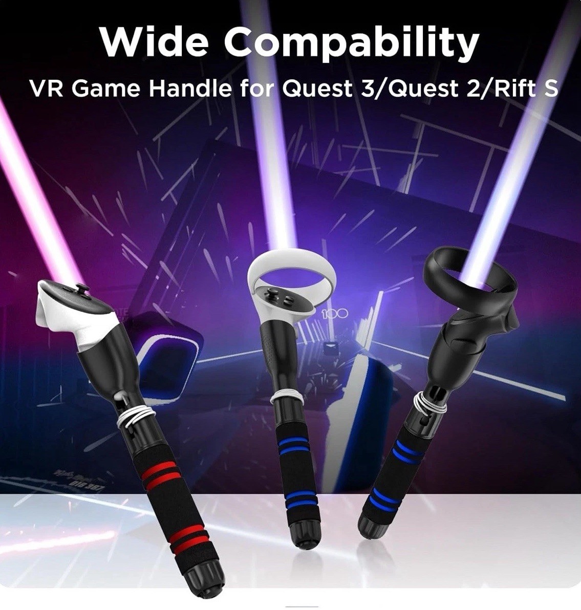 YOGES Handle Attachments Compatible with Oculus For VR OPENED NEVER USED