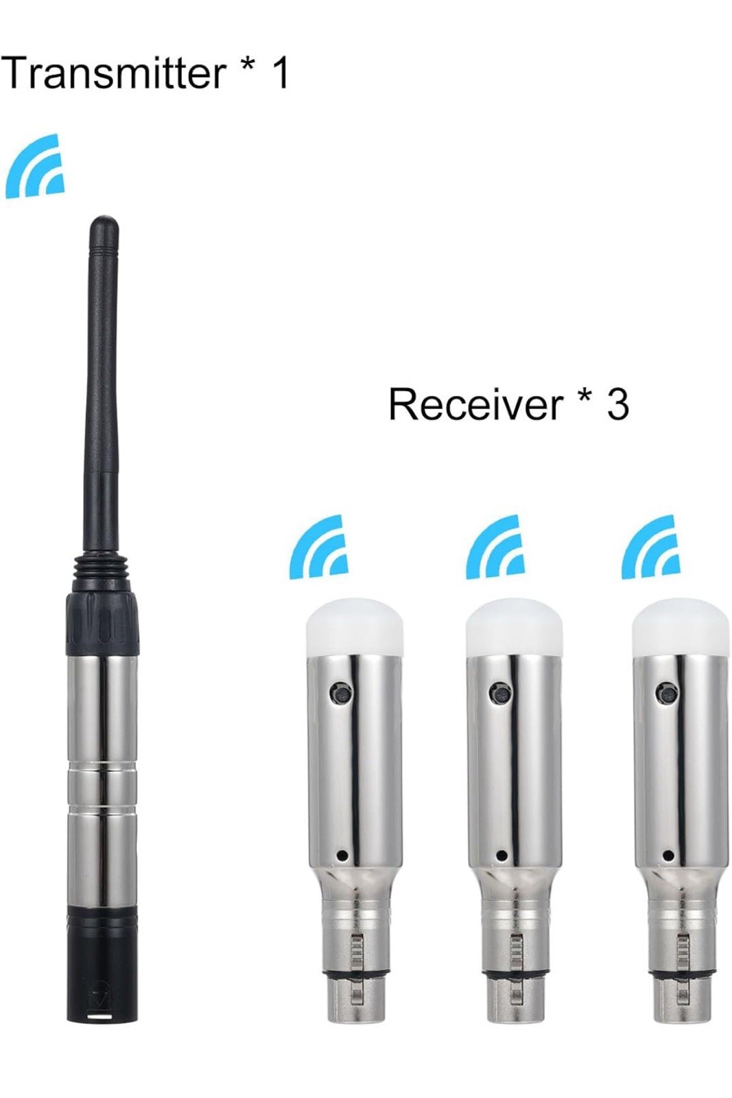 DMX512 DJ Wireless Receiver Transmitter 2.4G For LED Stage Light LED Light