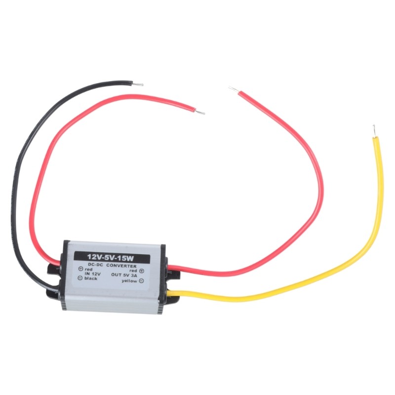 for DC to for DC Converter 12V to 5V 3A 15W Power Module Waterproof