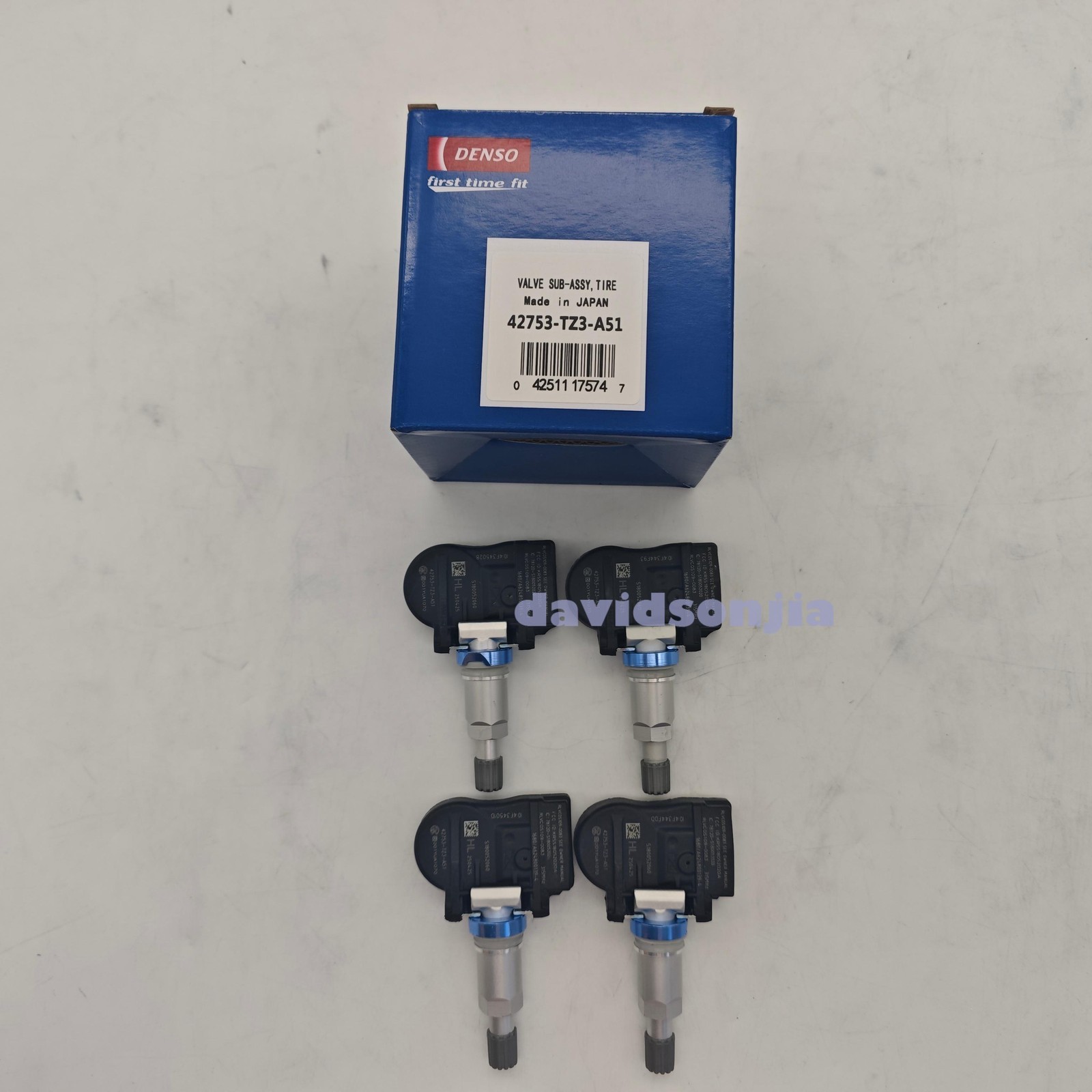4x Denso 42753-TZ3-A51 TPMS Tire Pressure Sensor Acura 2015-2020 MDX RDX ILX TLX
