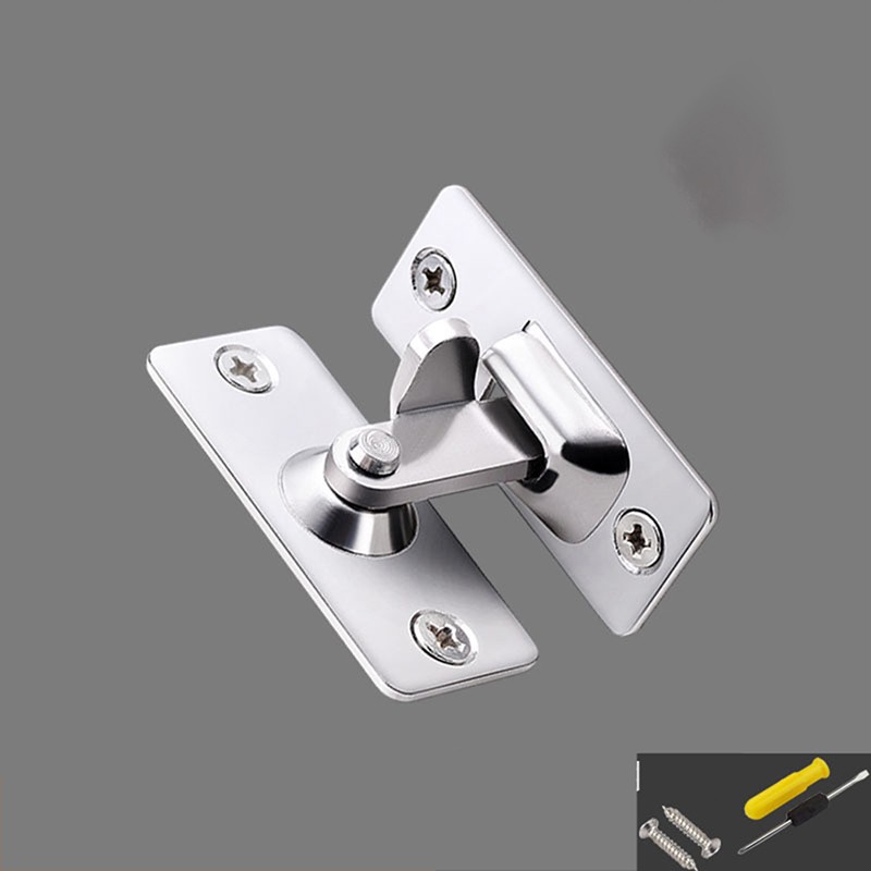 90 Degree Stainless Steel Door Latch Right Angle Sliding Bending Door Lock