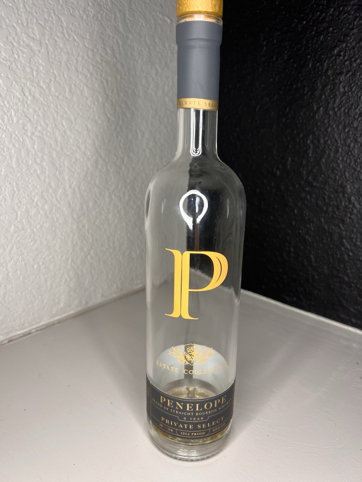 Empty Penelope Toasted Barrel Select Whiskey Bottle – Collectible