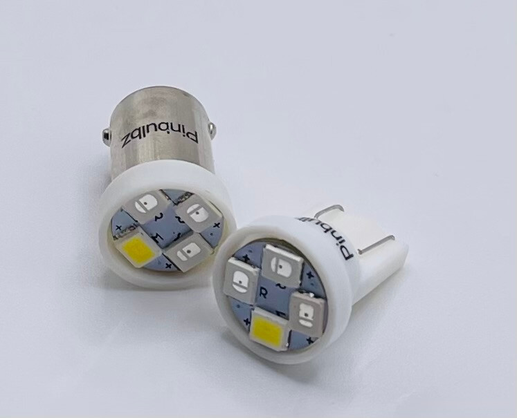 Pinball LED "FIRE" BULBS 100pcs #555 LED 6.3v wedge base